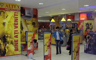 Altex Megastore Bucur Obor and Univers’all Unirea have chosen UTI anti-theft systems